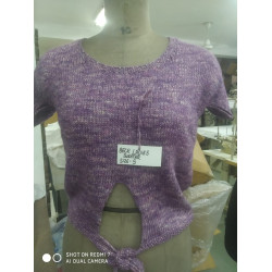 Beck Ladies Sweater Silk Stone