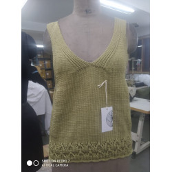 Isha Cotton Hand Knit Top
