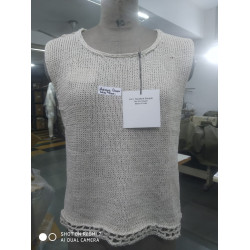 Aanya Linen Lace Tee