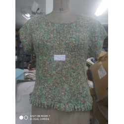 Ladies Frilled Edge Top